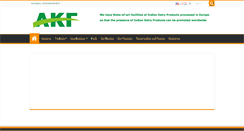 Desktop Screenshot of akfoodinternational.com
